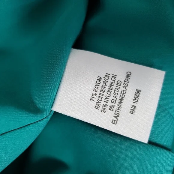 Worth New York Jade green black colorblock scuba dress size 12 NWT - Picture 11 of 11